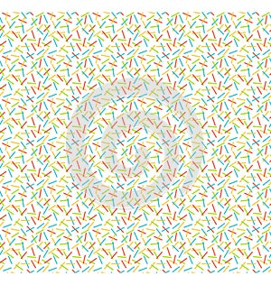 Seamless bright abstract pattern isolated on white