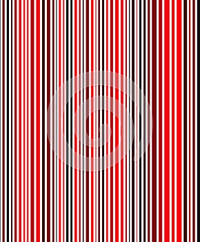 Seamless bright full color stripe pattern with black and red ban
