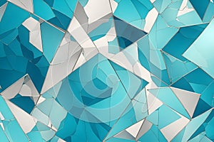 Seamless Broken Glass Patterns generated ai photo