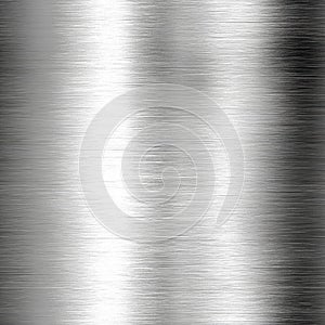 seamless brushed metal texture, smooth surface, light reflections, silver tones