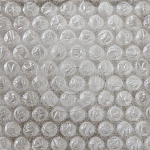 Seamless Bubble wrap paper closeup