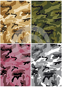 Seamless camouflage pattern