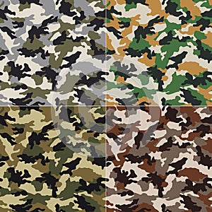 Seamless camouflage pattern