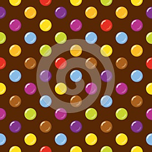 Seamless candy background pattern background wallpaper.