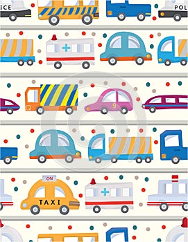 Seamless car pattern