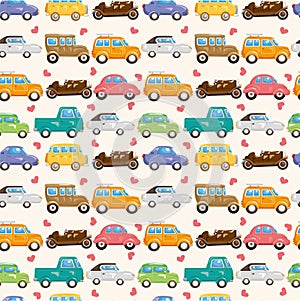 Seamless car pattern