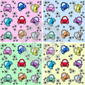 Seamless car pattern