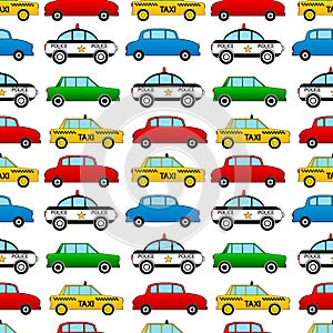 Seamless car pattern