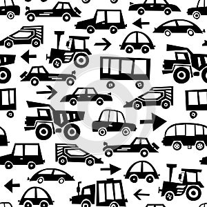 Seamless Car Pattern