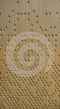 Seamless carving wood pattern natural color in diamond shape by craftmanship /seamless texture / abstract background material / ha photo