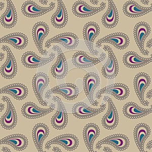 Seamless cashmere pattern