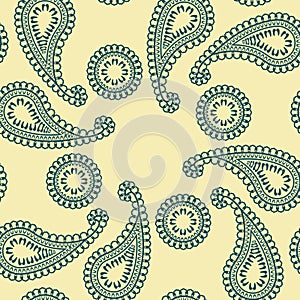 Seamless cashmere pattern