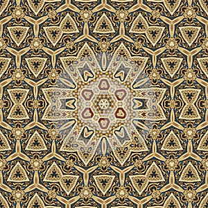 Seamless celtic pattern design 002