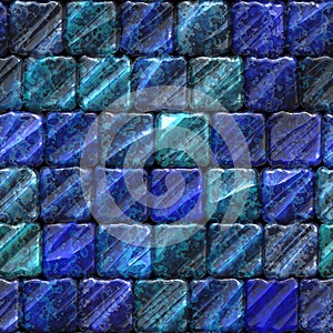 Seamless ceramic tile bathroom or pool texture