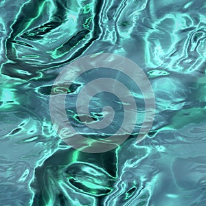Seamless cerulean water pattern