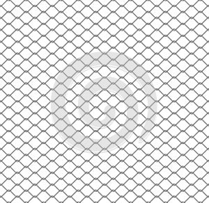 Seamless chain link fence
