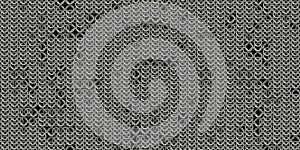 Seamless Chain Mail background surface pattern