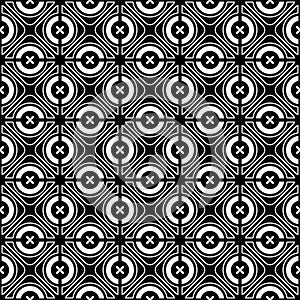 Seamless checked crisscross pattern. photo