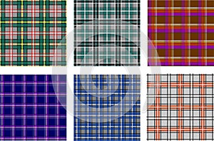 seamless checkered plaid pattern bundle flannel