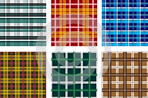 seamless checkered plaid pattern bundle flannel