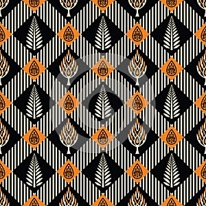 Seamless checkered print pattern