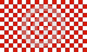 Seamless checkered texture red and white