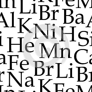 Seamless chemical pattern