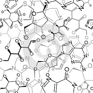 Seamless chemical pattern