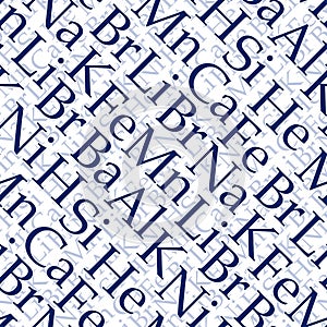 Seamless chemical pattern