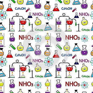 Seamless chemistry pattern.