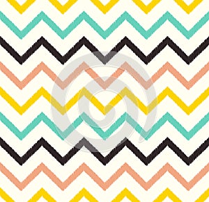 Seamless chevron wave pattern