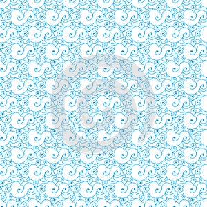 seamless chinese or Japanese style cloud pattern background