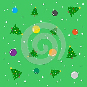 A seamless Christmas background pattern