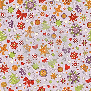 Seamless Christmas pattern