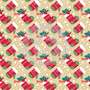 Seamless Christmas pattern