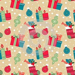 Seamless Christmas pattern