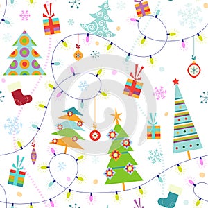 Seamless christmas pattern