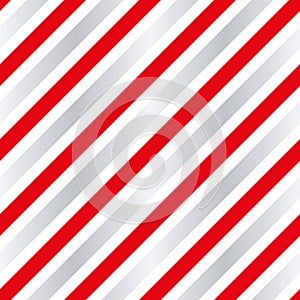 Seamless Christmas Stripe Pattern Background