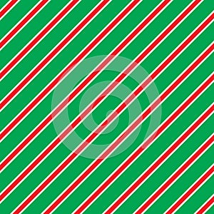 Seamless Christmas Stripe Pattern. Ideal for Christmas gift wrapping paper.