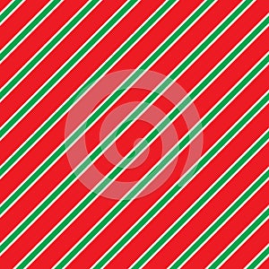 Seamless Christmas Stripe Pattern. Ideal for Christmas gift wrapping paper.