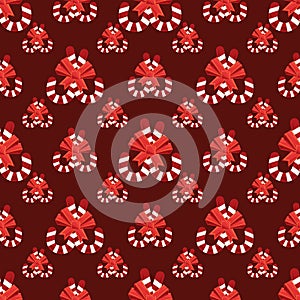 Seamless christmas vector illustration background