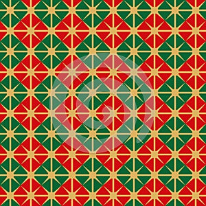 Seamless Christmas wrapping paper pattern