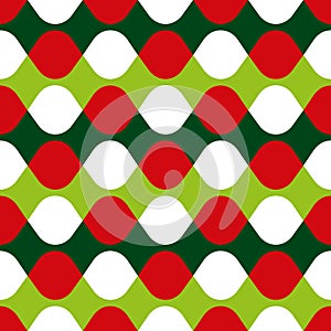 Seamless Christmas wrapping paper pattern