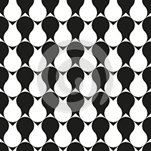 Seamless circle intersect pattern abstract geometric background