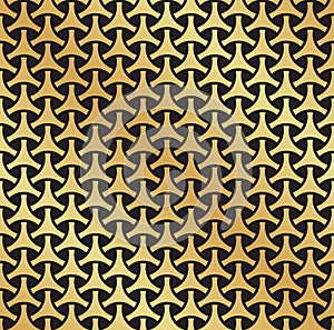 Seamless circle geometric abstract grid vintage pattern