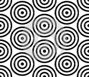 Seamless circle mesh textured pattern