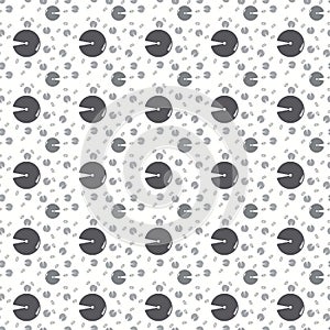 Seamless Circle Pattern. Vector Abstract Background