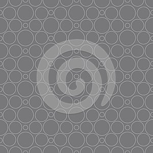 Seamless circles, abstract geo, geometric pattern, grey seamless babble texture