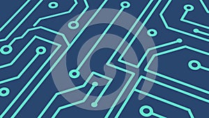 Seamless Circuit Board Grid Pattern Background, vector design Generative AI