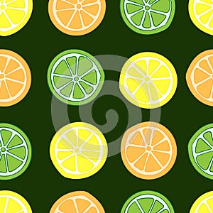 Seamless citrus fruit